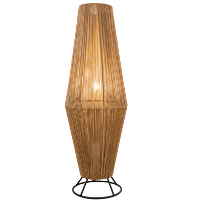 Lampadaire Jute Tunisie | Fait Main, Lumière Chaleureuse | Fiolla Home