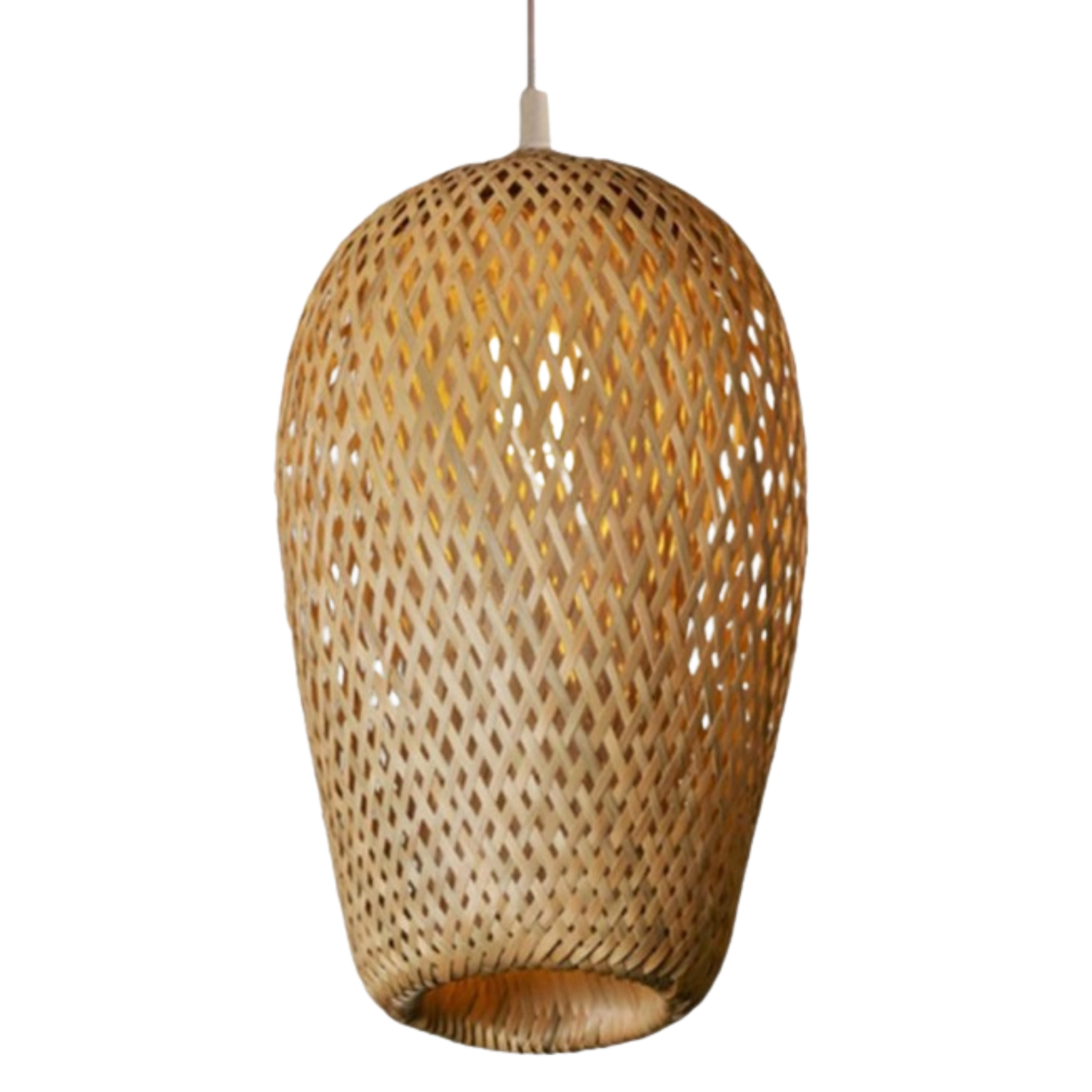 Lustre rotin industriel importé | Chambre cosy | Fiolla Home