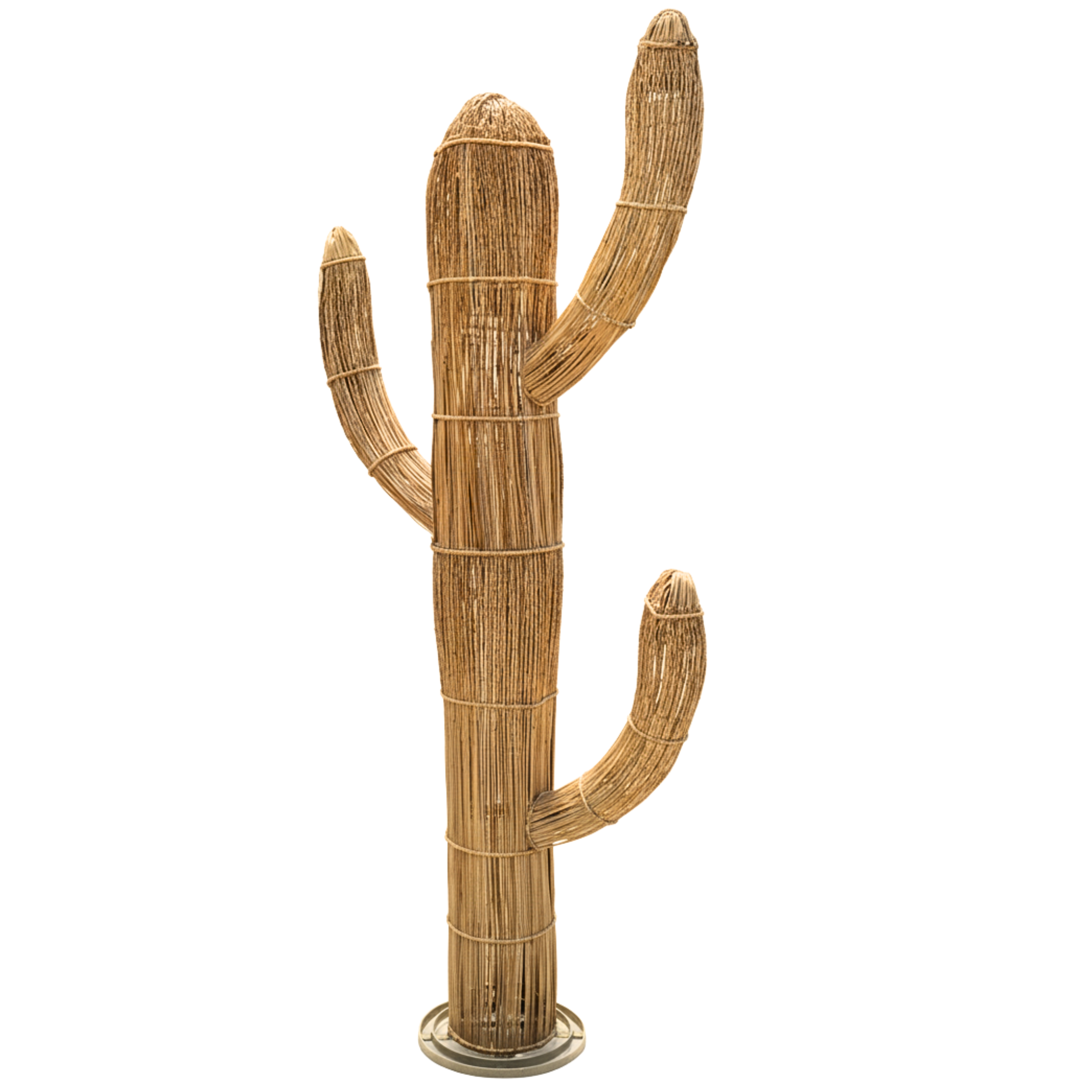 Cactus décoratif de coin fibres de palmier