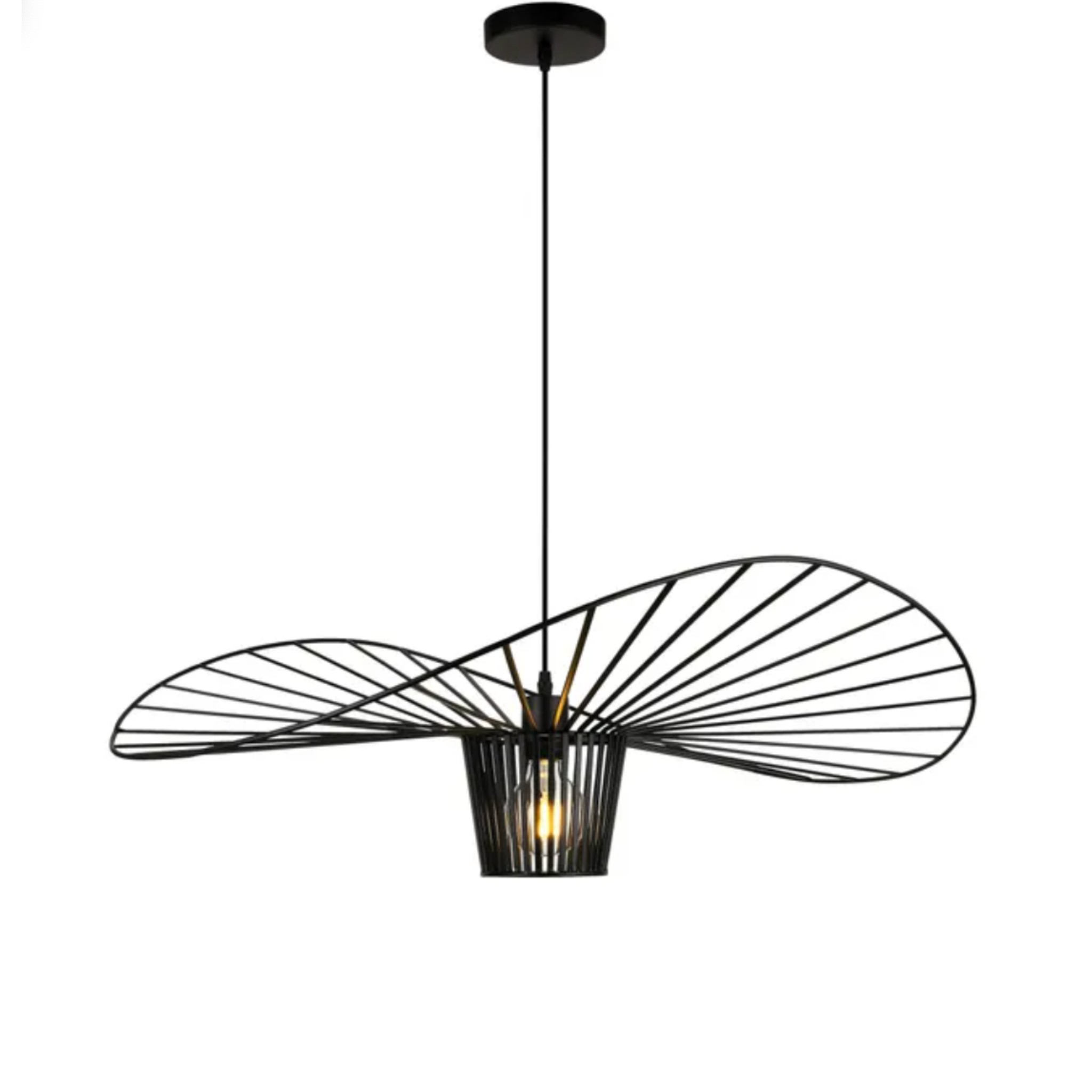 Suspension Métallique Tunisie | Design Noir Sculptural | Fiolla Home
