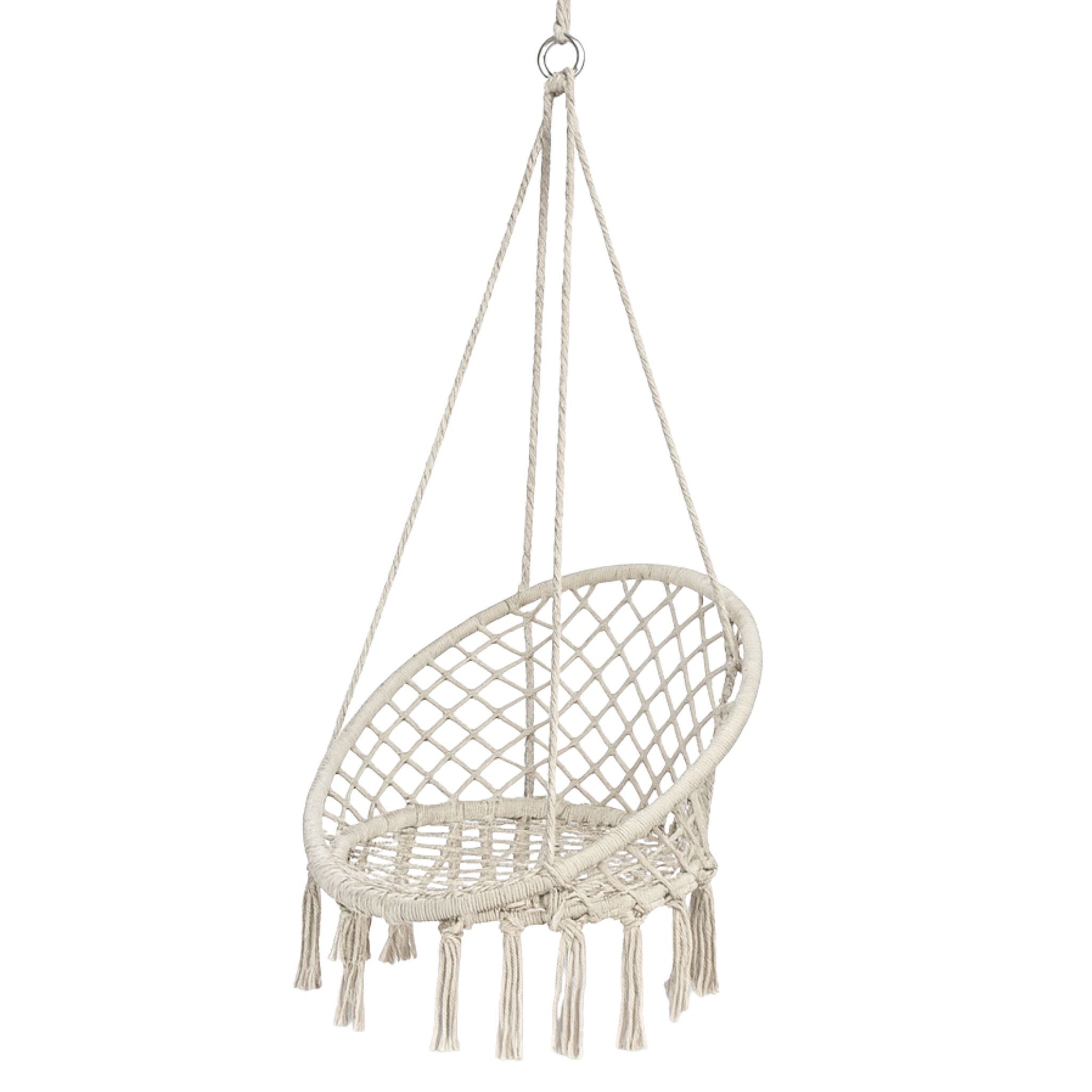 Balançoire Macramé Suspendue | Balcon/Chambre | Fiolla Home Tunisie