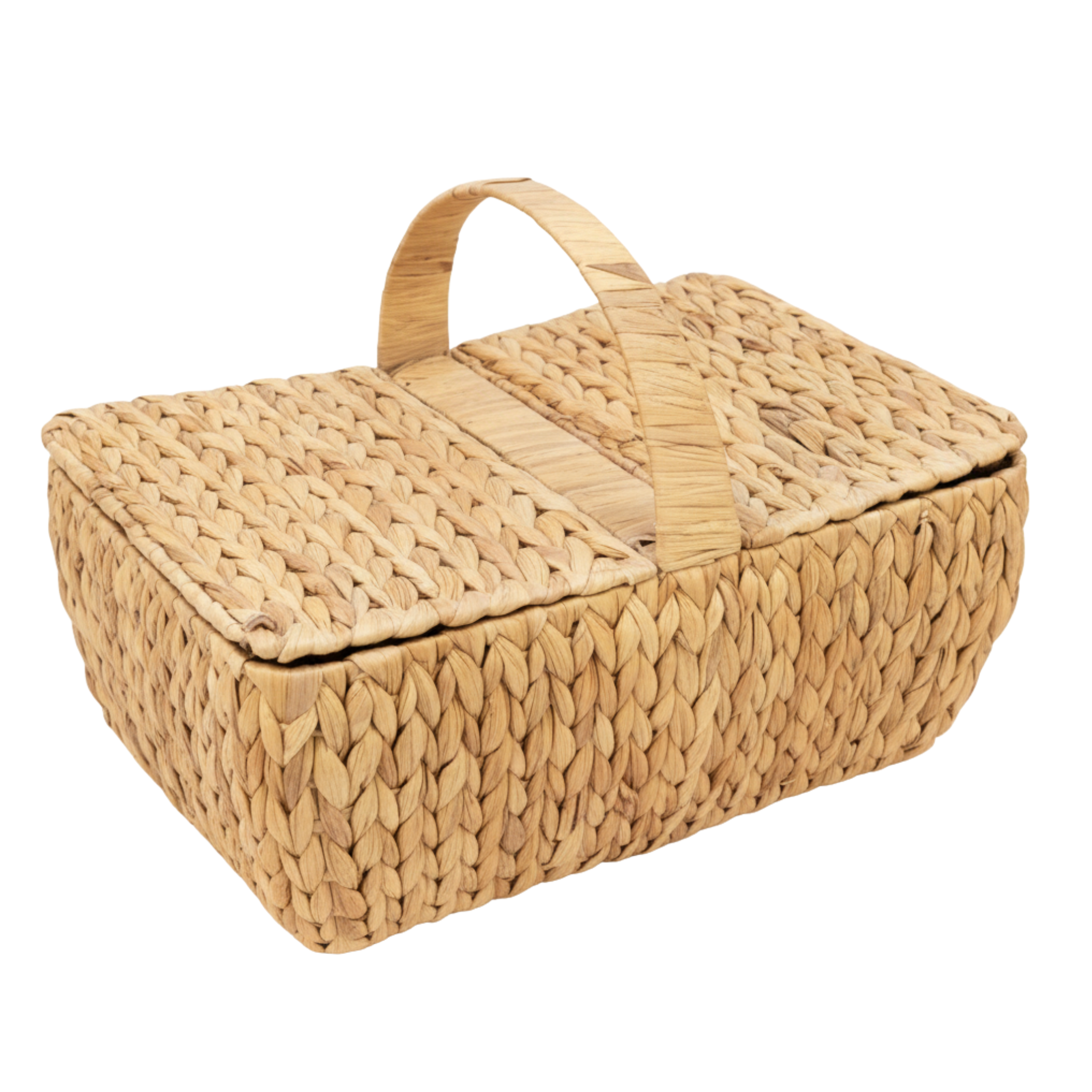 Boîte à pain ou pique-nique en rotin tressé avec anse – Fiolla Home