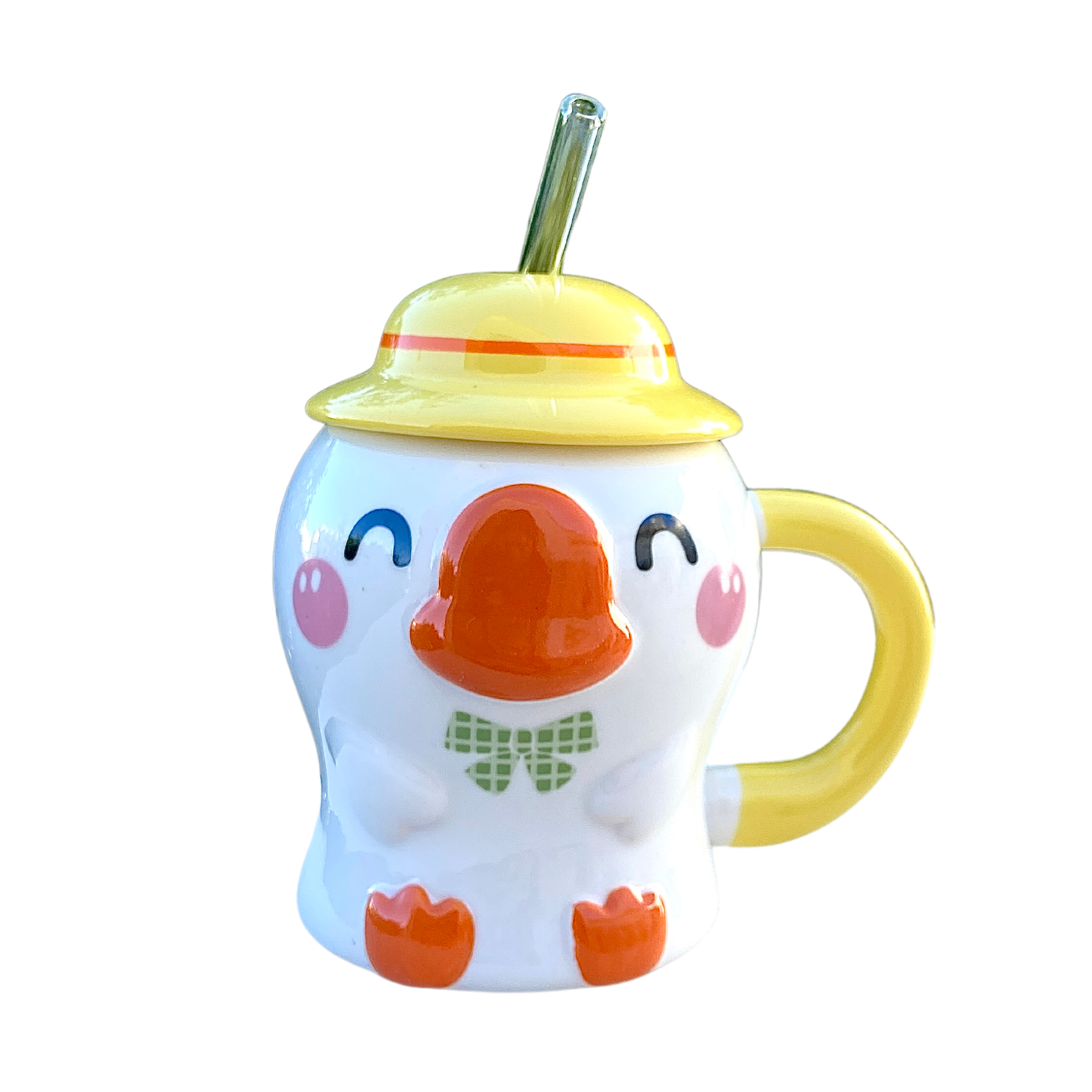 Mug Canard Original | Look Créatif et Couvercle Pratique | Fiolla Home