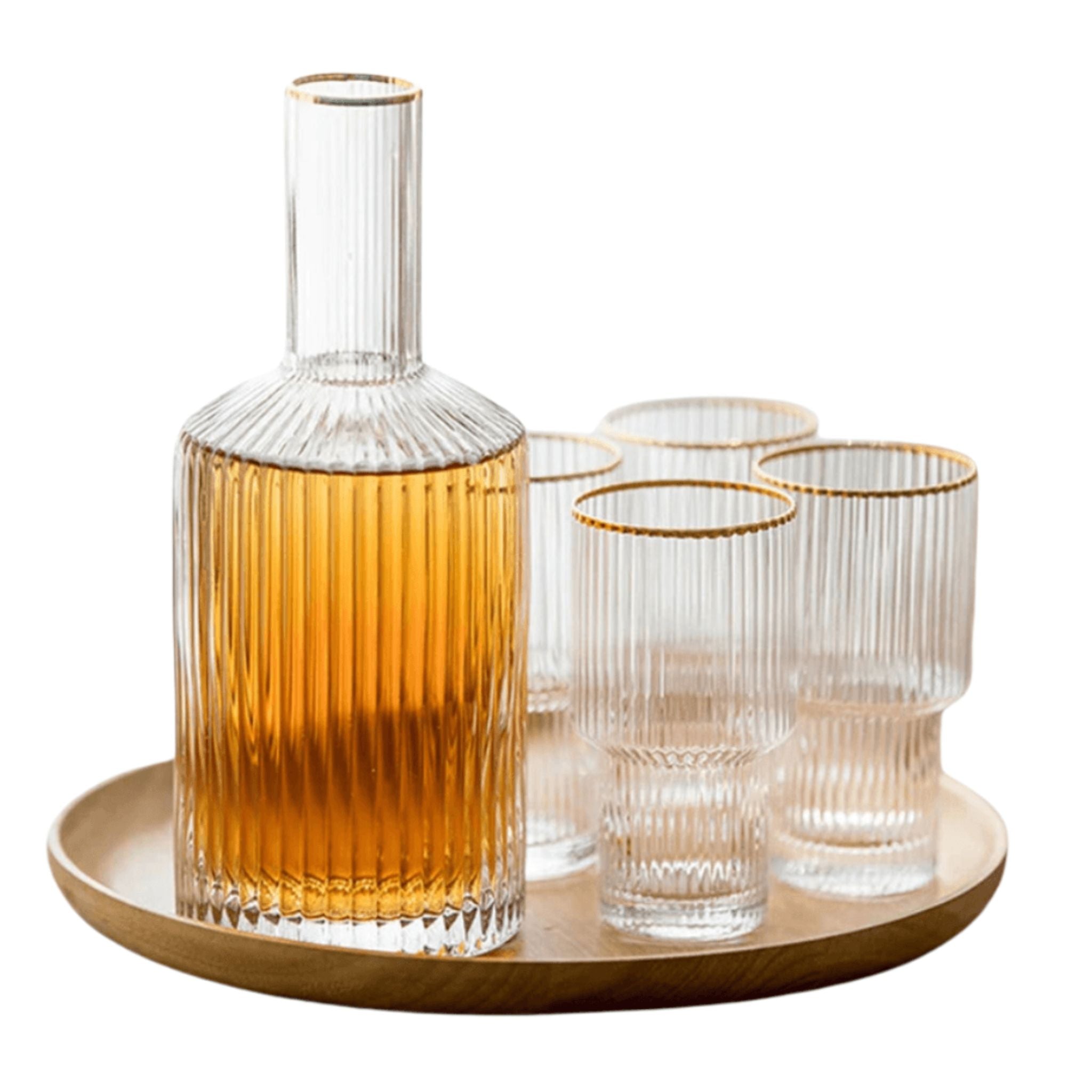 Ensemble Carafe avec 4 Verres - Élégance et Fonctionnalité | Fiolla Home - Fiolla Home