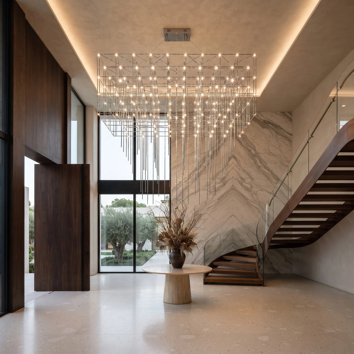 Lustre de luxe 1.50*80*80cm