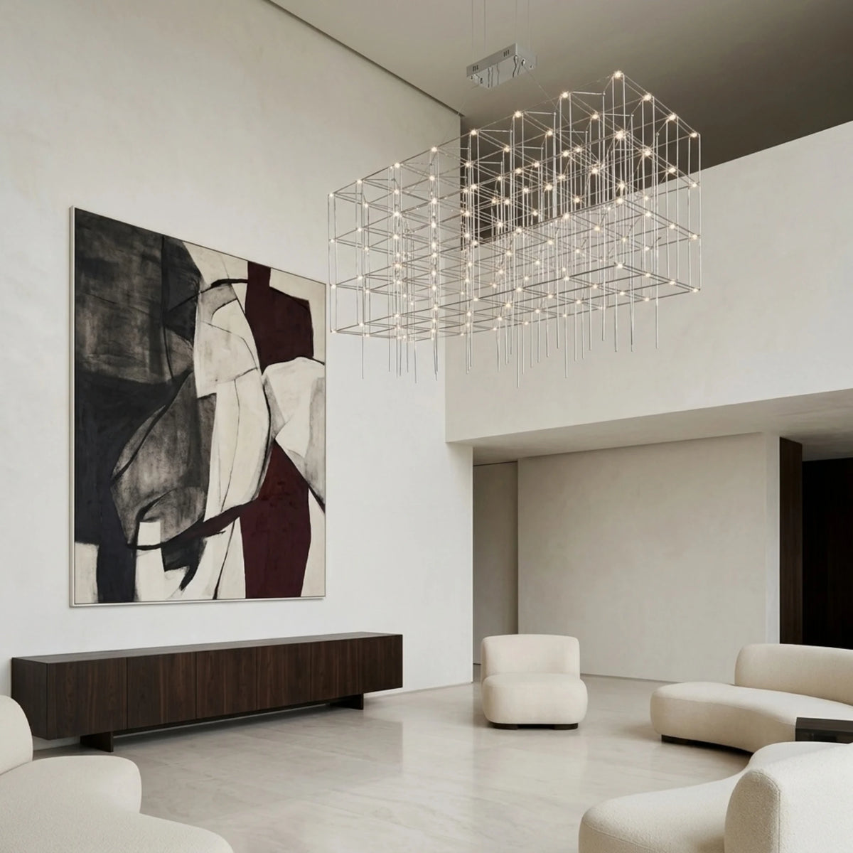 Lustre de luxe 1.50*80*80cm