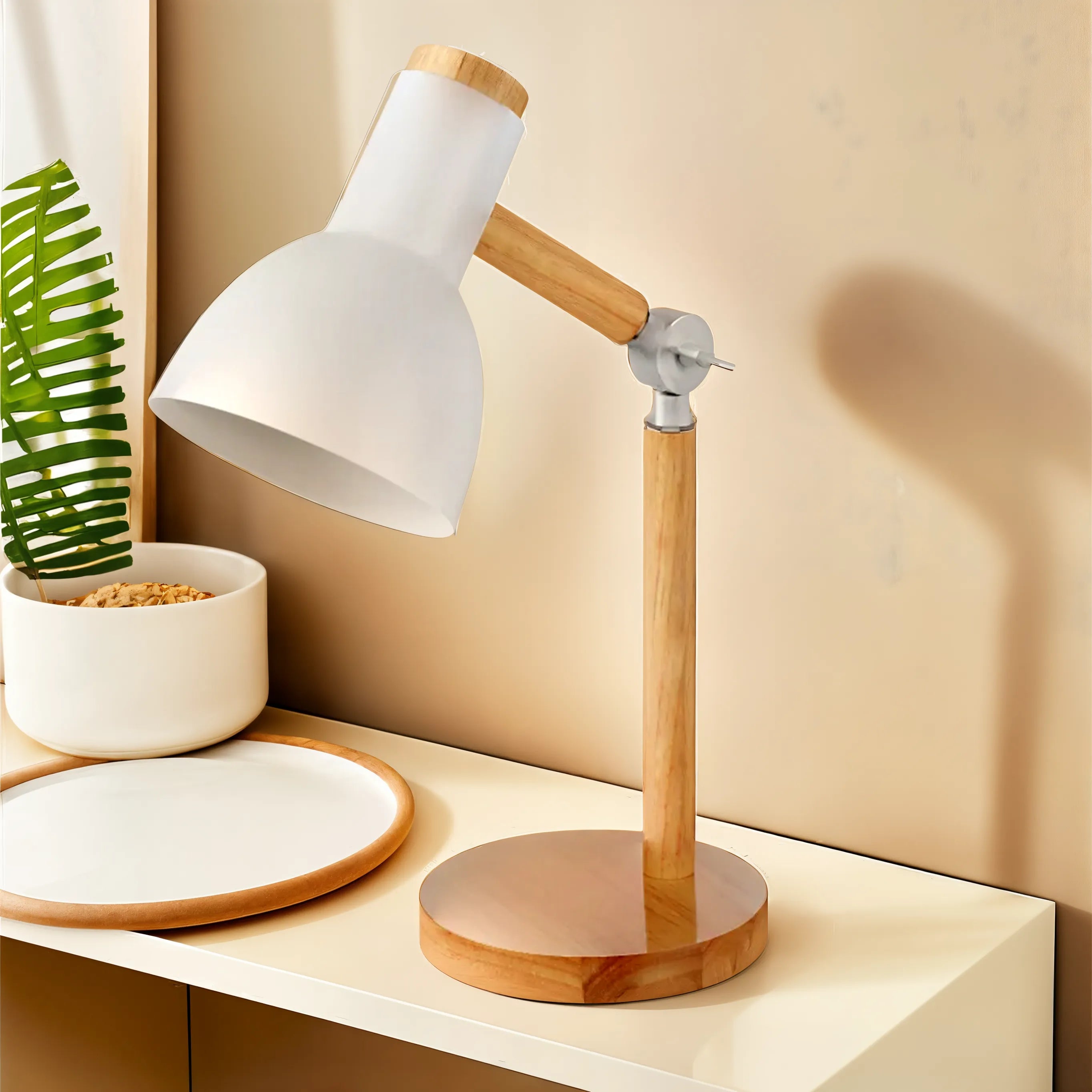 Lampe de Bureau Scandinave | Design Élégant et Réglable | Fiolla Home