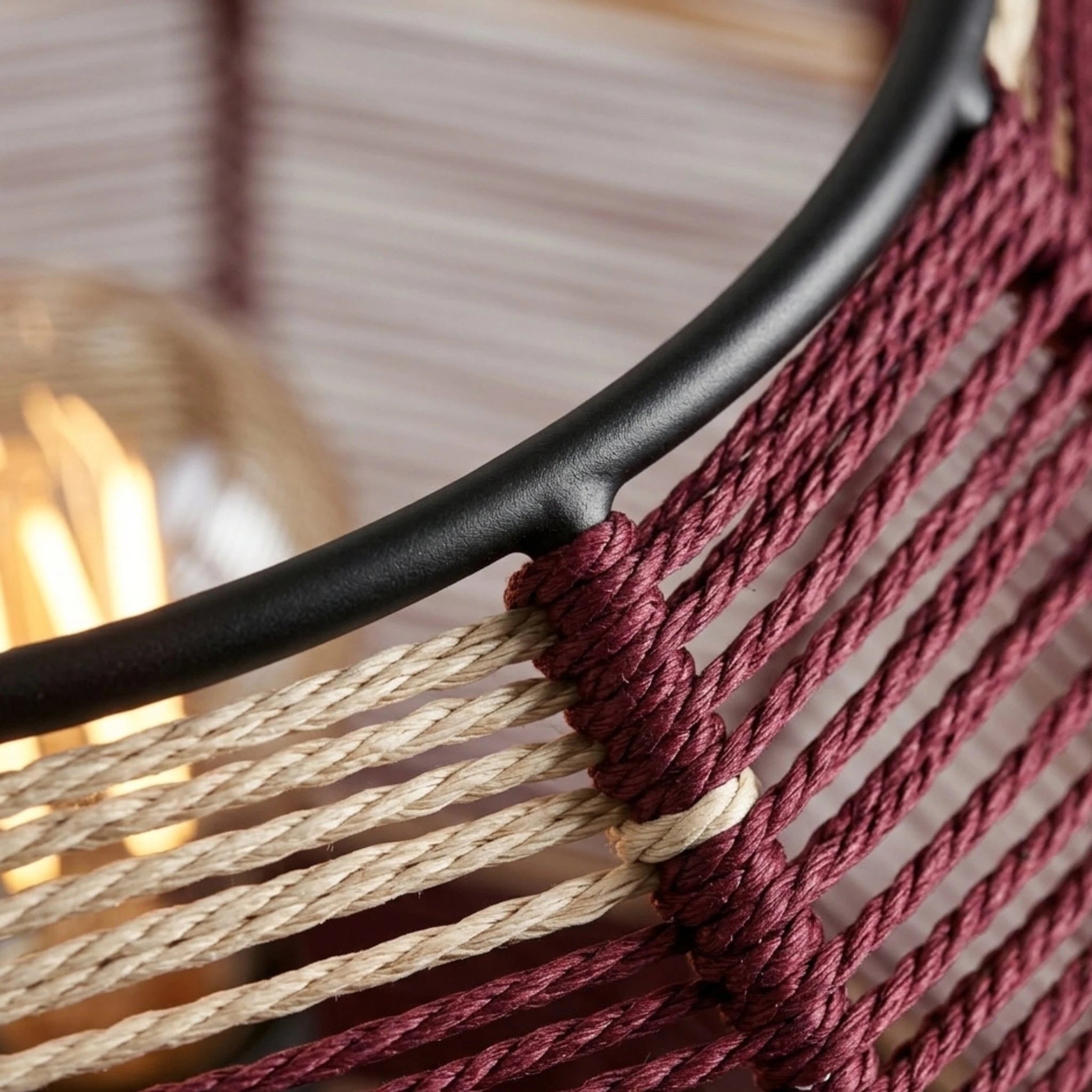 Lampadaire boule coton naturel éclairage doux intérieur moderne Tunisie