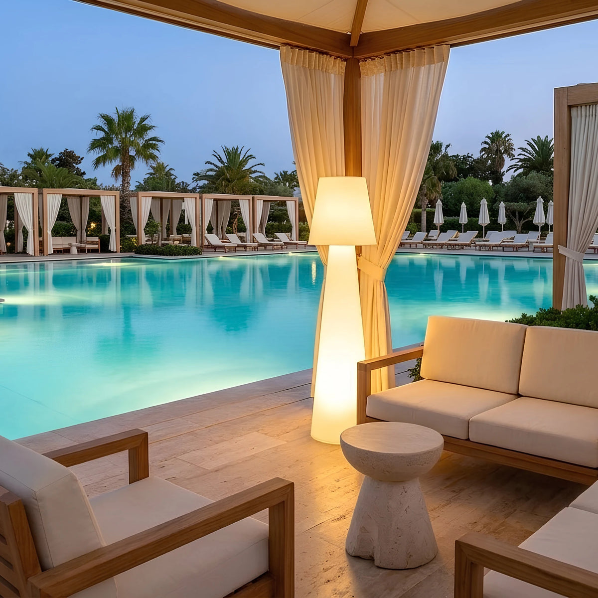 Lampadaire Extérieur Tunisie | Rechargeable & Sans Fil | Fiolla Home