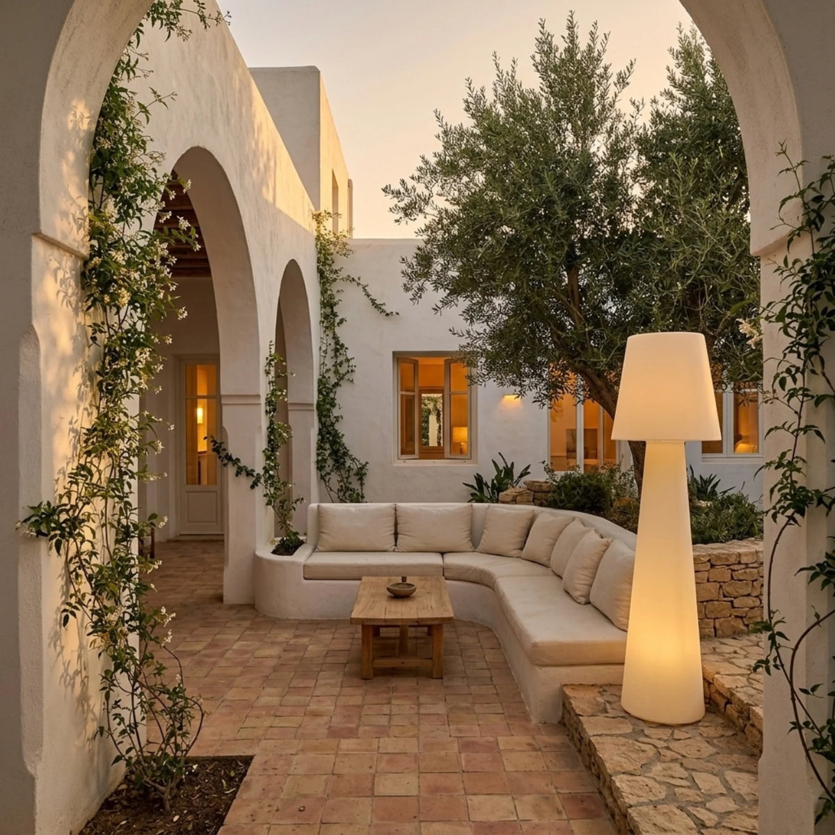 Lampadaire Extérieur Tunisie | Rechargeable & Sans Fil | Fiolla Home