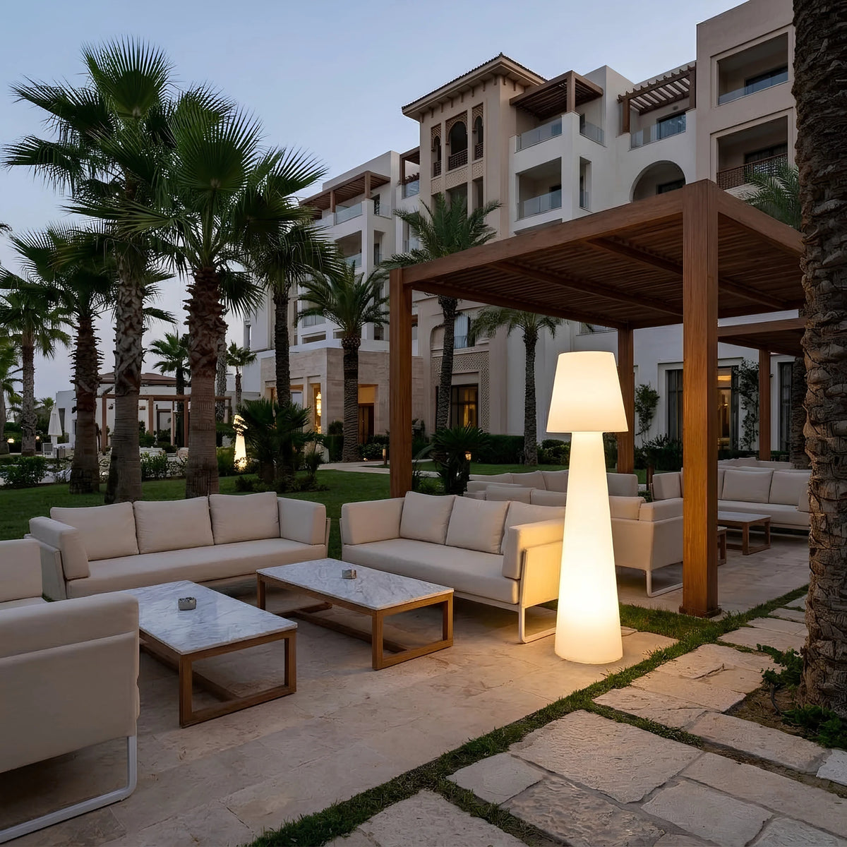 Lampadaire Extérieur Tunisie | Rechargeable & Sans Fil | Fiolla Home