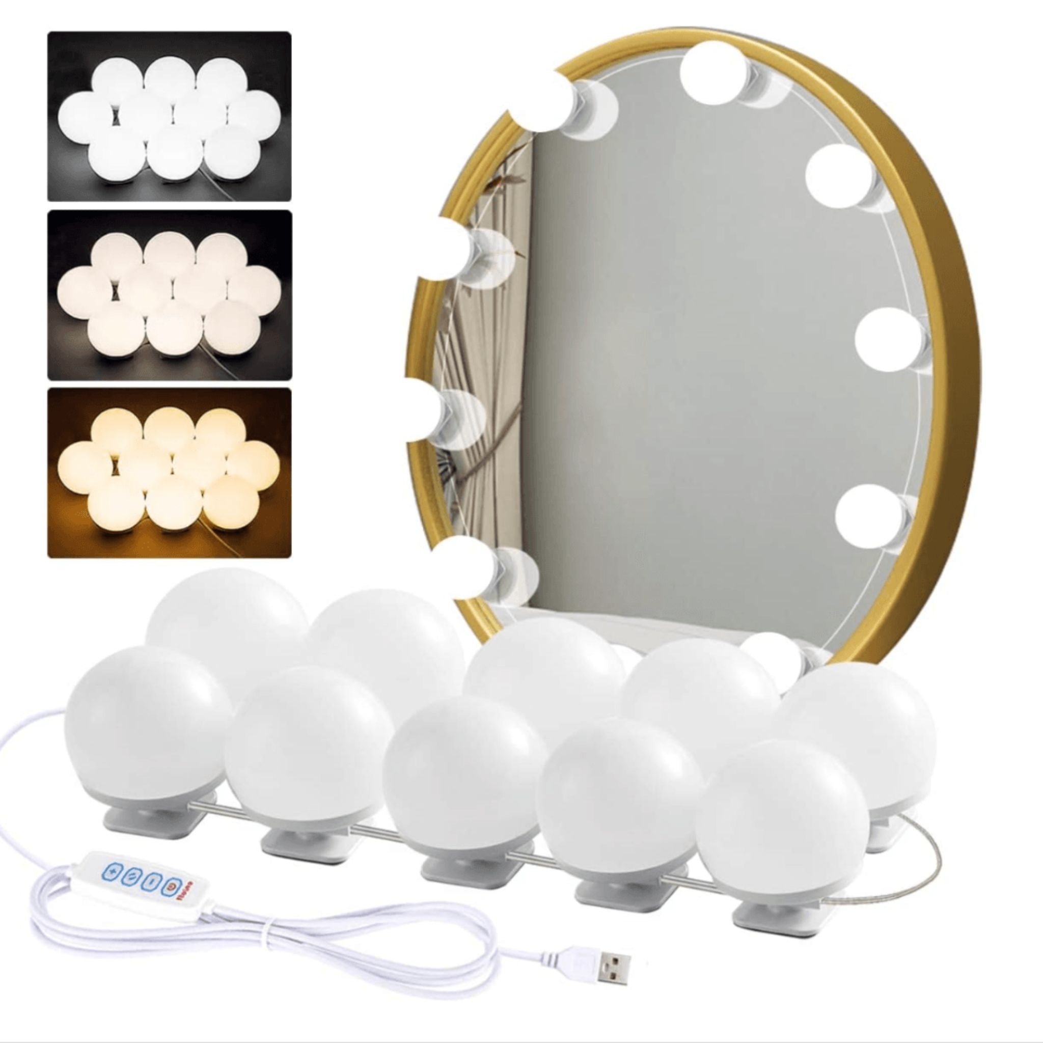 Lampes de Miroir de Maquillage LED - Éclairage Parfait pour Votre Coiffeuse | Fiolla Home - Fiolla Home