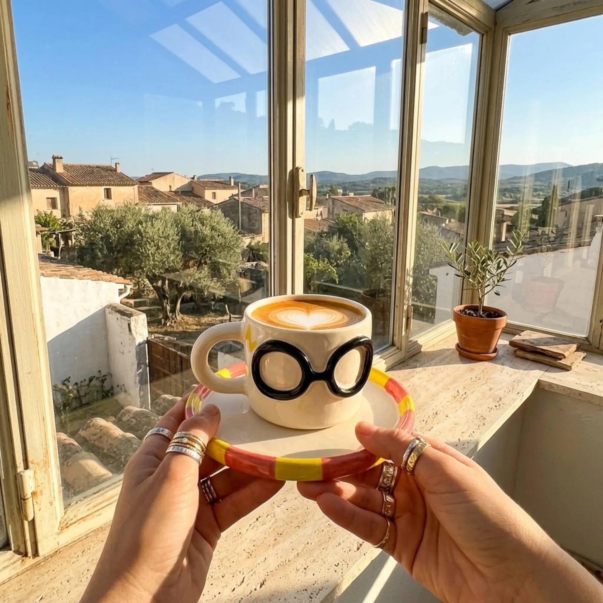Mug Harry Potter céramique bureau architecte plans
latte art fait main Tunisie — artisanal Fiolla Home