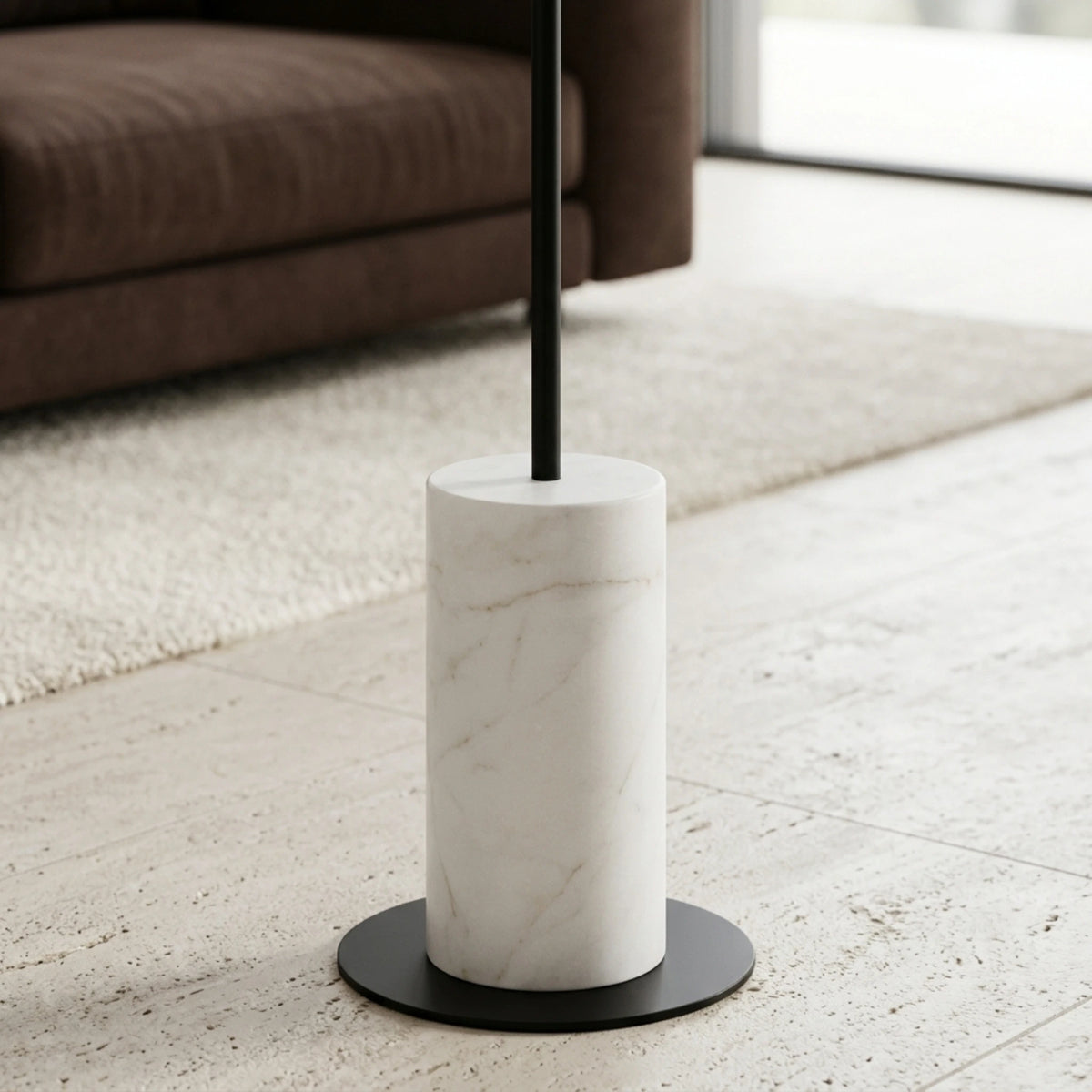 Lampadaire Design Tunisie | Effet Marbre Blanc & Noir | Fiolla Home