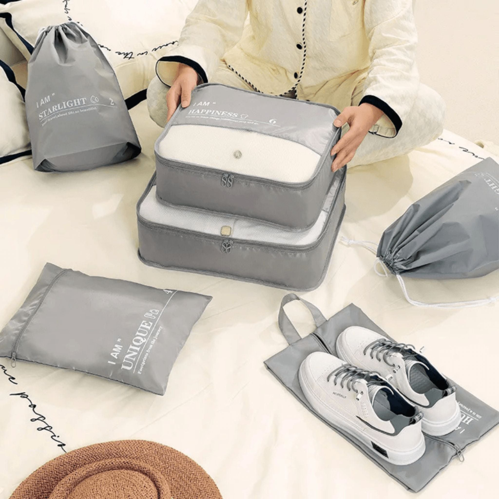 Set de 6 Pièces Organisateurs de Valise - Fiolla Home - Fiolla Home