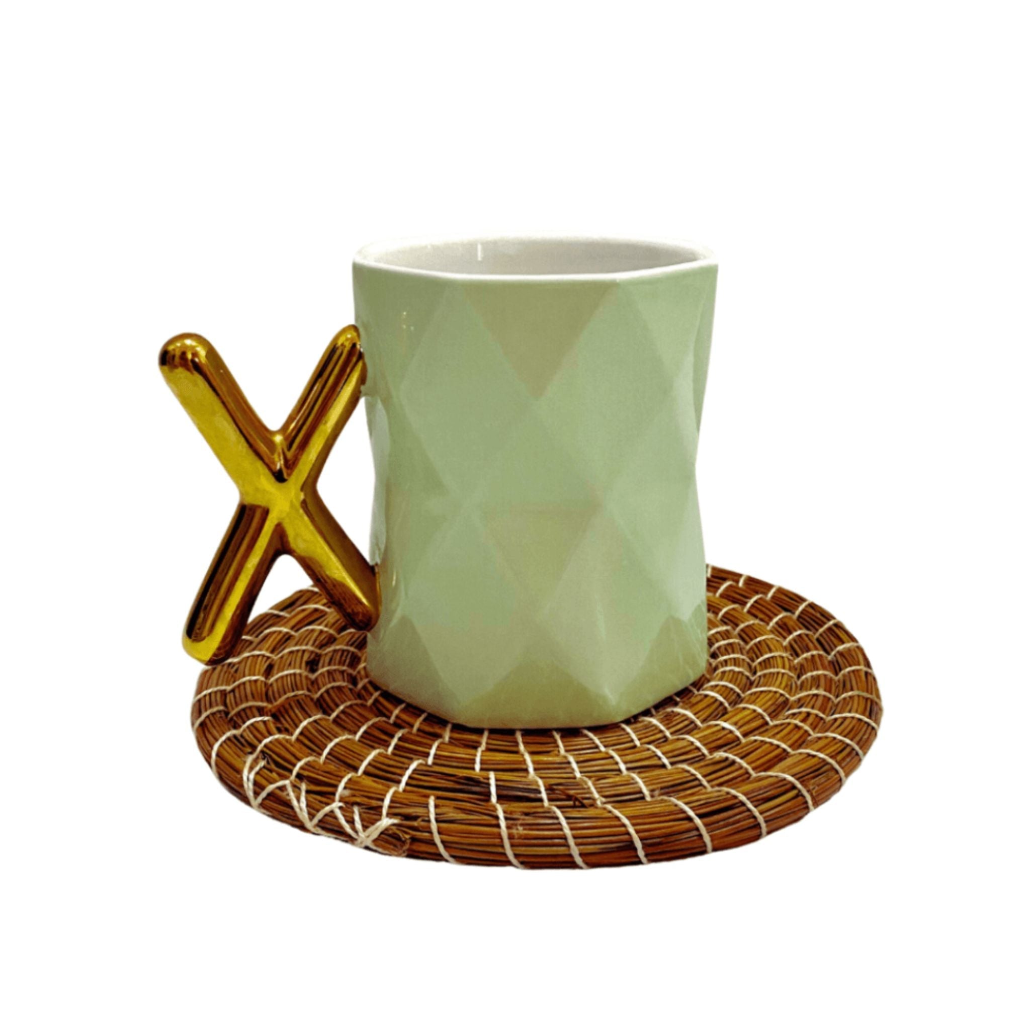 Sous - Tasse en Halfa Naturelle - Élégance Authentique | Fiolla Home - Fiolla Home