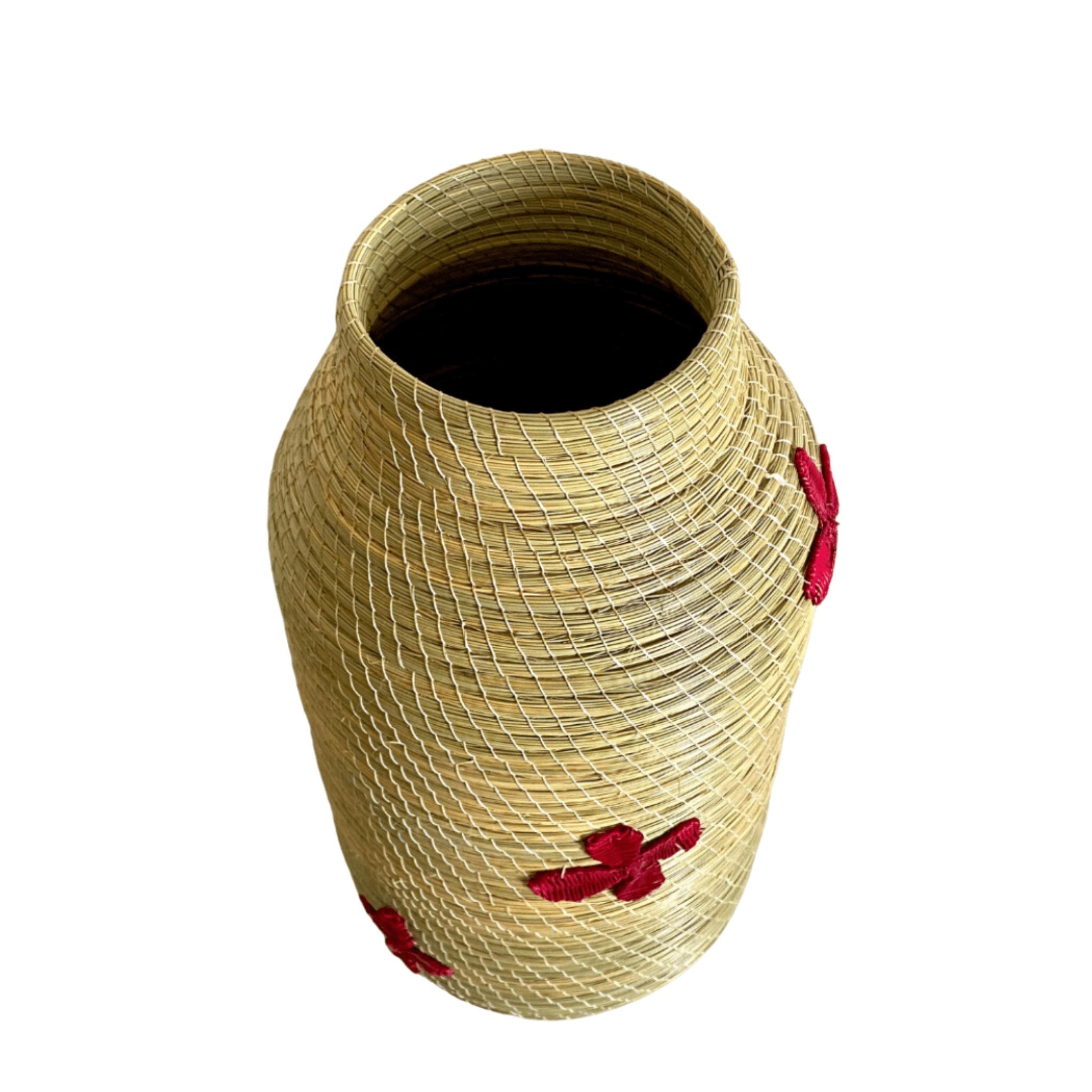 Vase Halfa Artisanal - Élégance Naturelle et Authentique | Fiolla Home - Fiolla Home