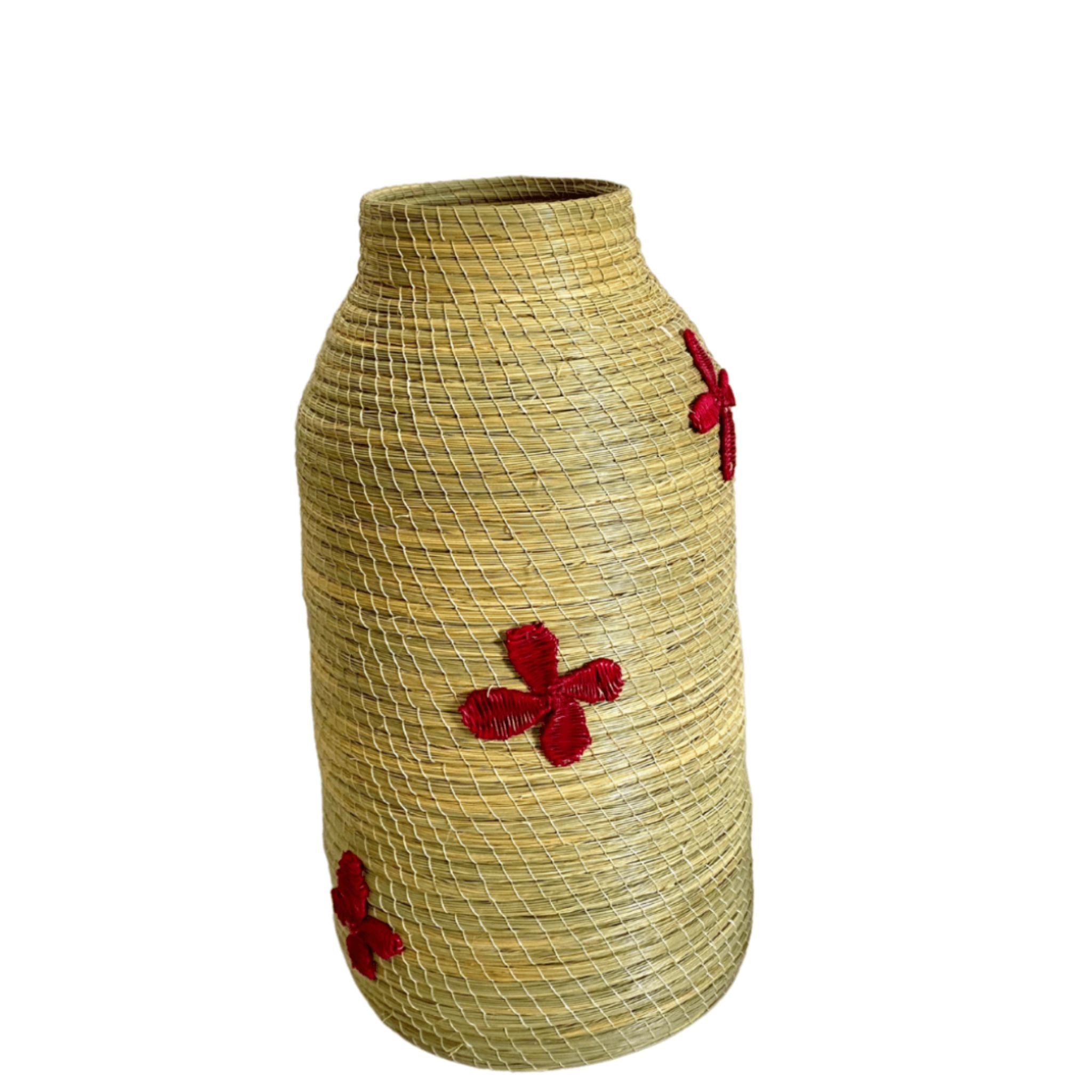 Vase Halfa Artisanal - Élégance Naturelle et Authentique | Fiolla Home - Fiolla Home