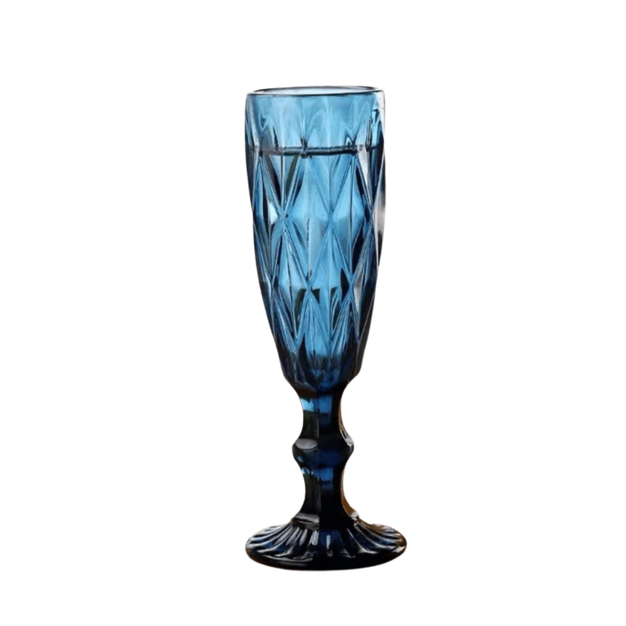 Verres à Jus de Couleur Bleue - Modèle 1 | Fiolla Home - Fiolla Home